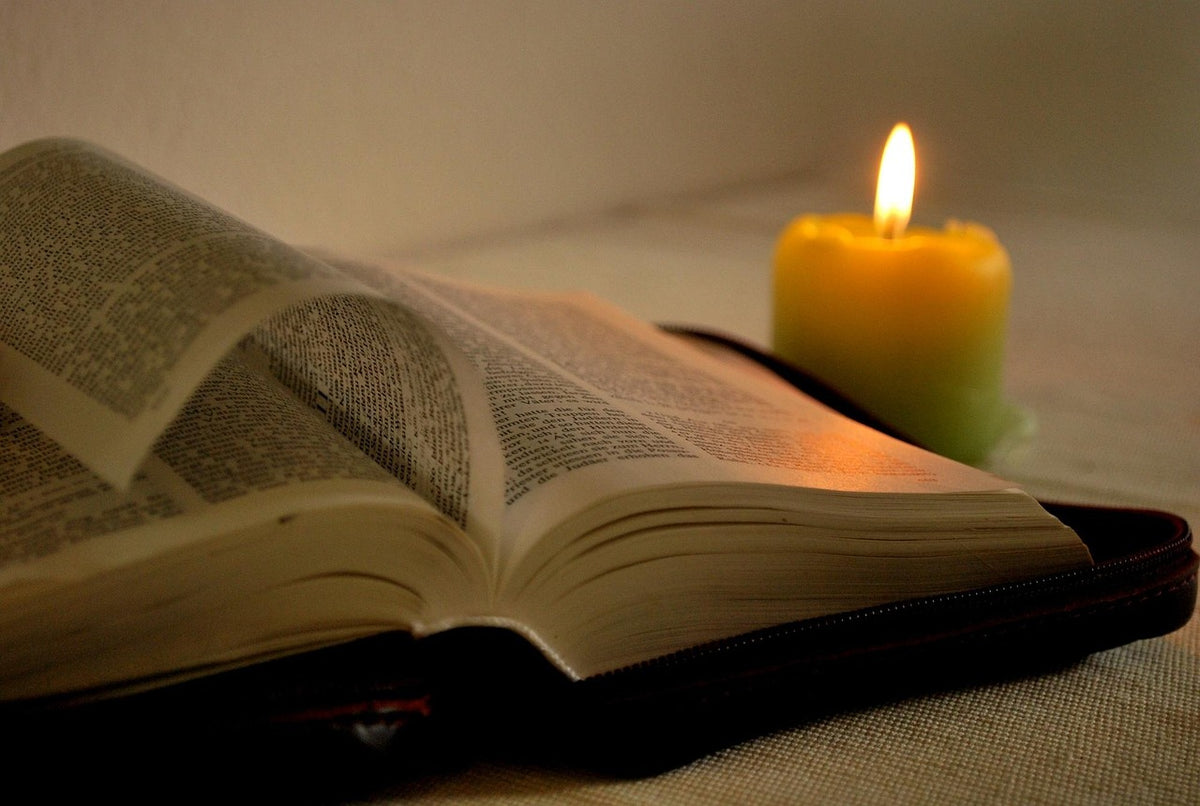 read, a book, candle, bible, bible, bible, bible, bible, bible