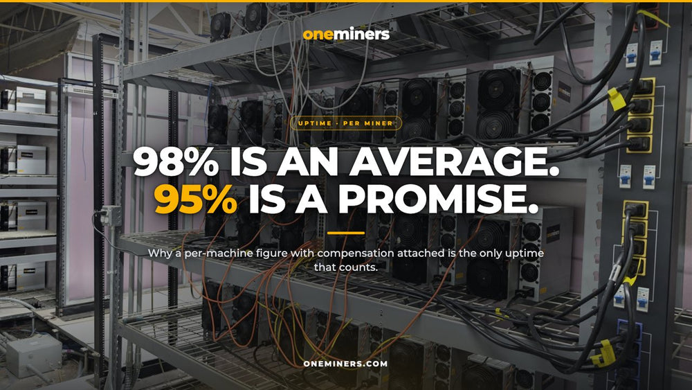 Per-Miner Uptime and the 95% Floor: What an Uptime Promise Should Look Like