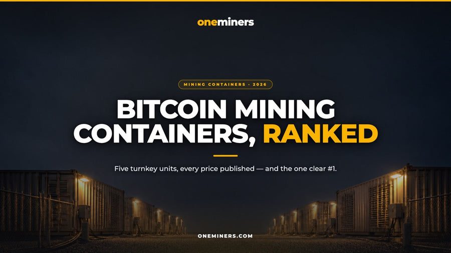 Best Bitcoin Mining Containers to Buy in 2026