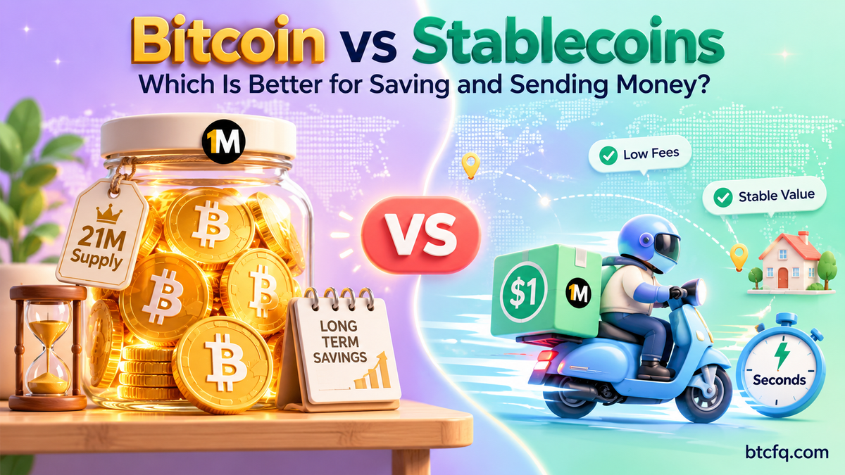 Bitcoin vs Stablecoins: Which Is Better for Saving and Sending Money?