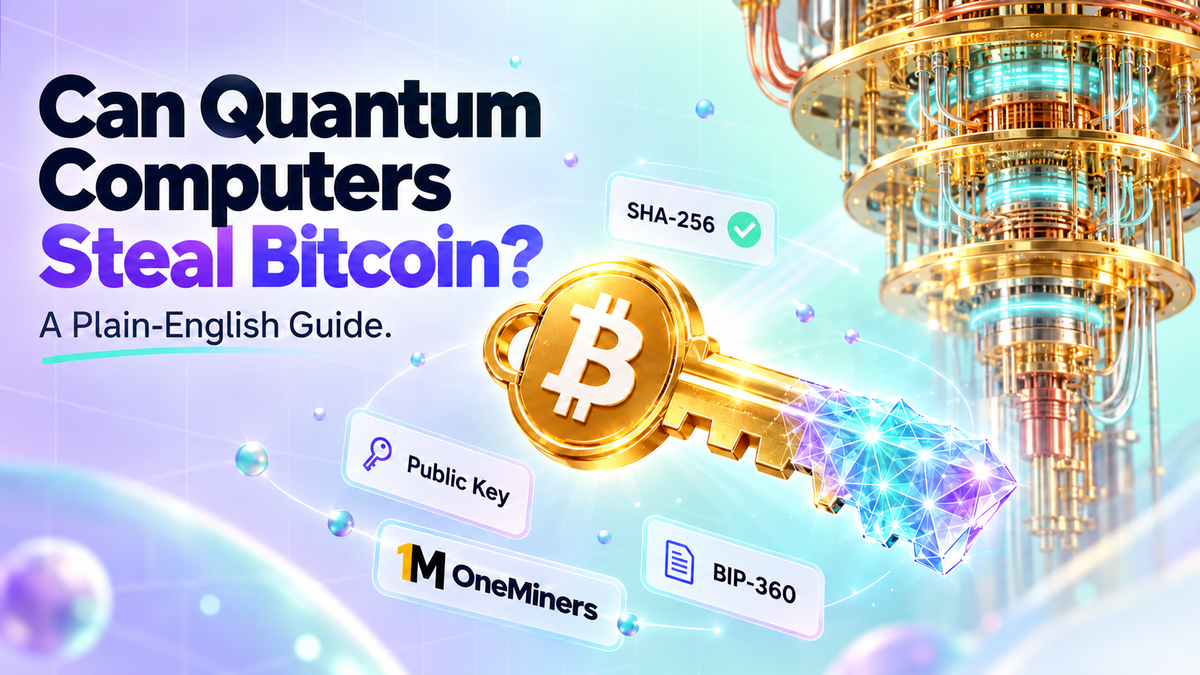 Can Quantum Computers Steal Bitcoin? A Plain-English Guide