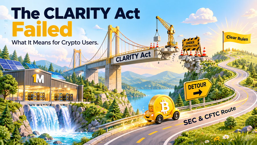 The CLARITY Act Failed Its Senate Vote: What It Means for Crypto Users